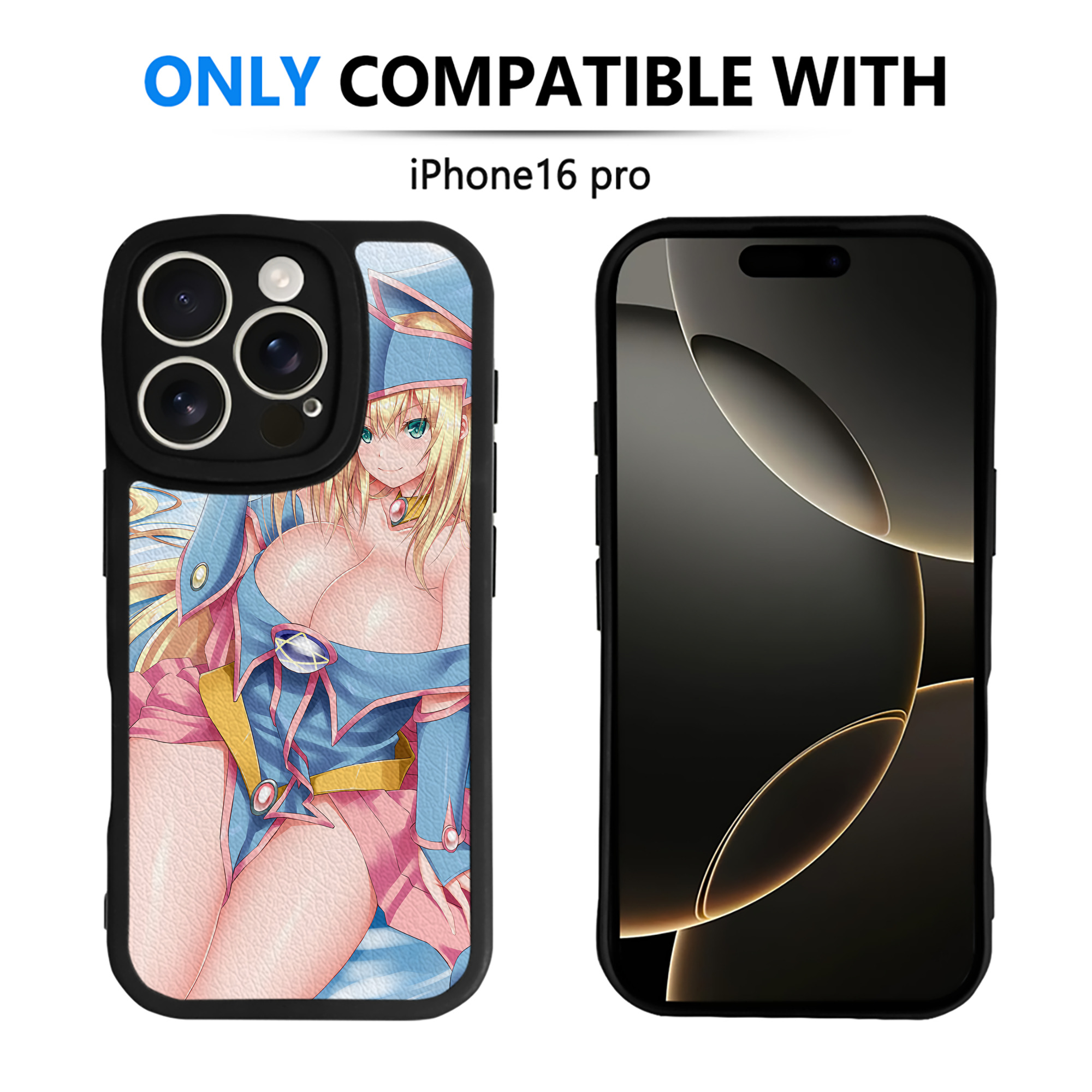 （画像用） 遊☆戯☆王 Yu-Gi-Oh! 【iPhone 16シリーズ対応】シリコンスマホケース（レザー調） 材質：シリコン